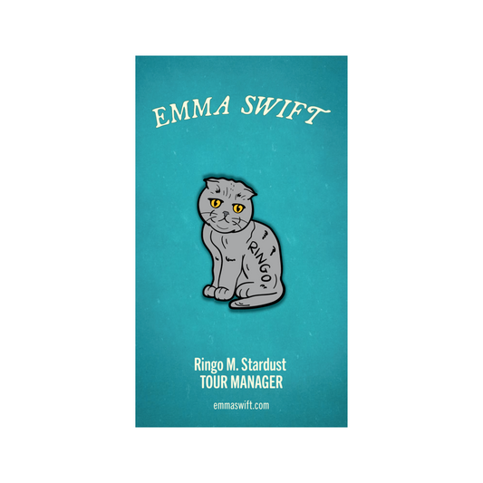 SOFT ENAMEL "RINGO THE CAT" PIN